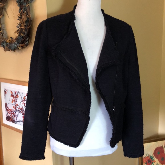 WHBM Whitehouse Blackmarket size Small Slight peplum Side-Zipper Front Career - Picture 3 of 16